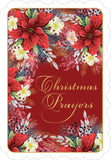 Christmas Pointsettia - mixed card box set with scripture