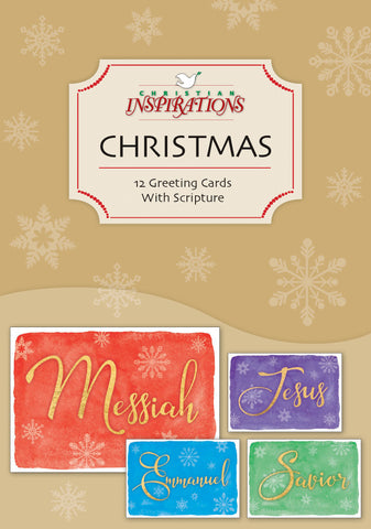 Messiah - Mixed card box set with scripture