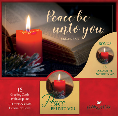 Peace be unto you - card box set with scripture