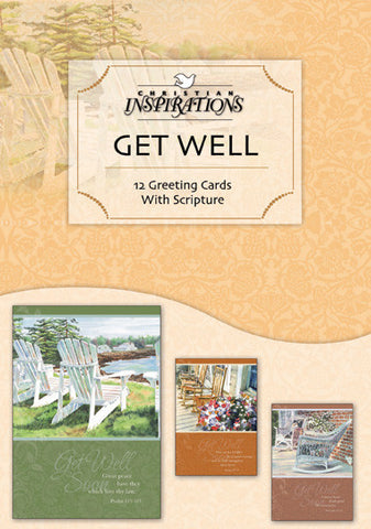 A Cheerful Touch get well boxed card set with scripture